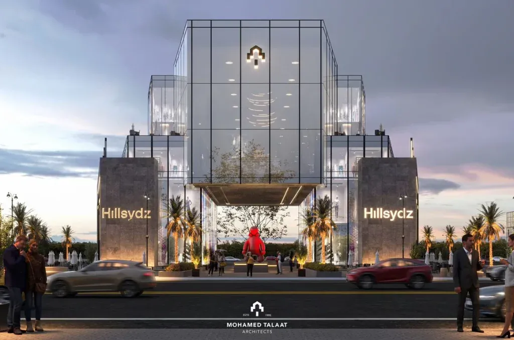 Get your unit now in the most beautiful malls in New Capital, HillSydz Mall, 107 meters