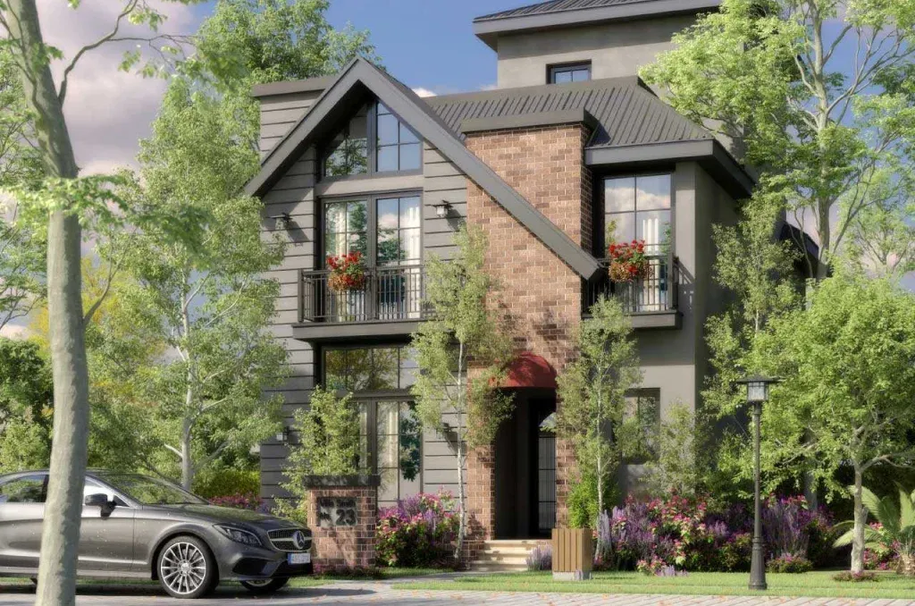 Own a townhouse in The Mark Gardens with an area starting from 197 meters