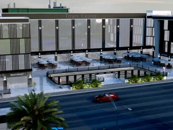 باقل من سعر السوق، مكتب في تاون سنتر الشروق 158م تشطيب كامل