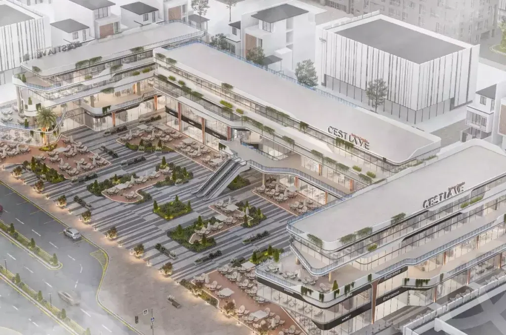 Details of the sale of an 85 square meter clinic in C’est La Vie Mall in Sheikh Zayed