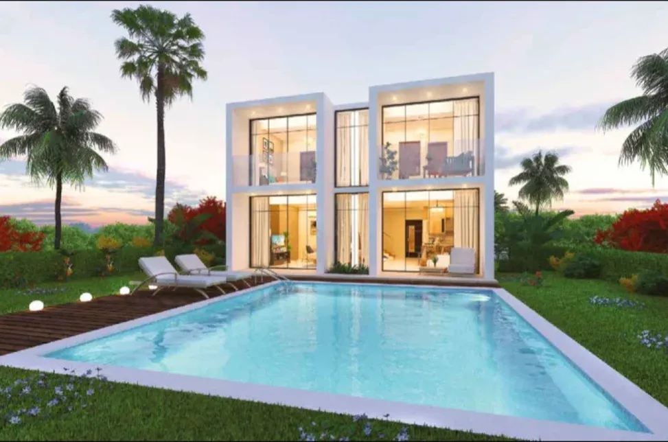 With an area of ​​​​98 square meters a twin house for sale in Sia Village