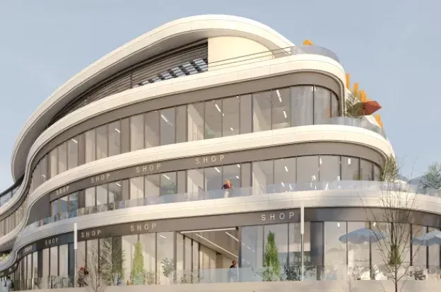 An office with a wonderful view and an area starting from 30 square meters in Ecoline Plaza Mall Fifth Settlement