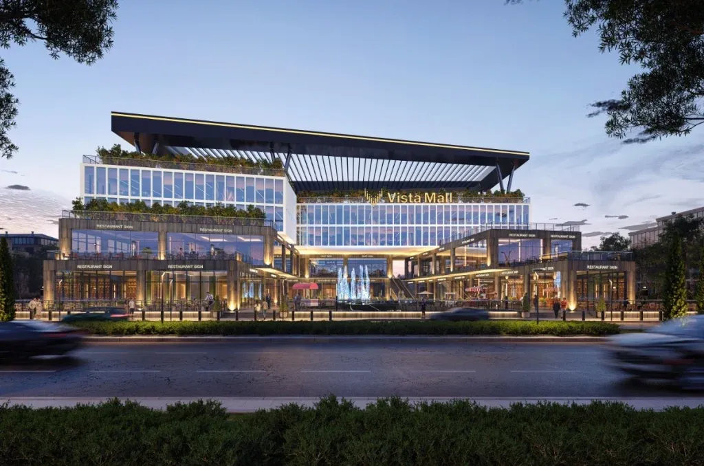Own an office with 10% down payment in Shorouk City within the Vista Mall project