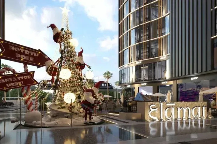 At less than the market price a store in Alamat Town Mall 49 square meters fully finished