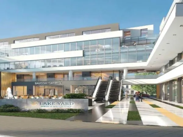 Don't miss the offer of 10% and you will spend your office contract with an area of ​​60 square meters on 6th of October in Lake Yard Mall