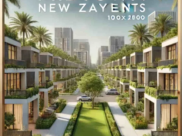 Own a twin house in the most exclusive location ever in New Zayed in Midtown Compound