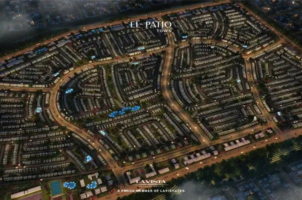With an area of ​​400 square meters a twin house for sale in El Patio Town Compound