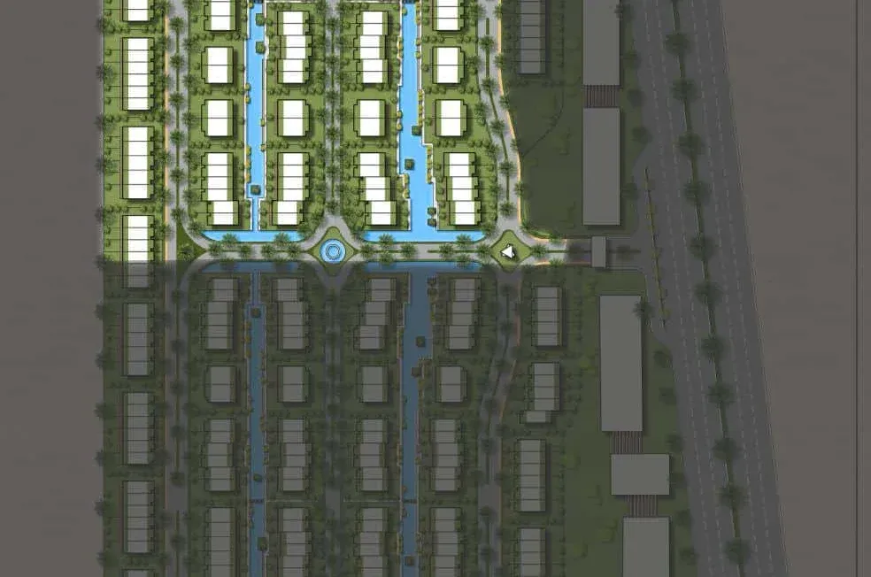 With installments over 7 years buy a townhouse in EastVille Compound 190 meters