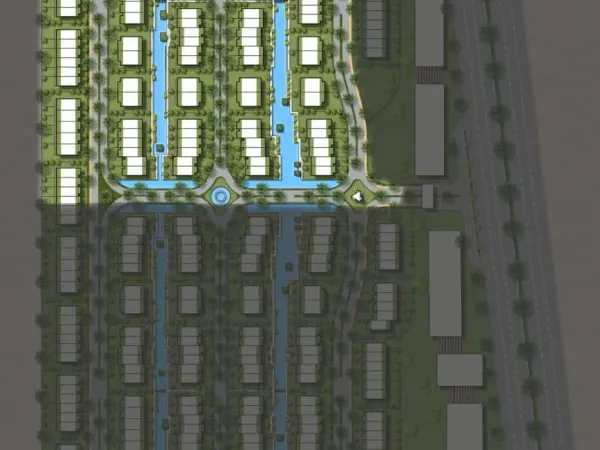 With installments over 7 years buy a townhouse in EastVille Compound 190 meters