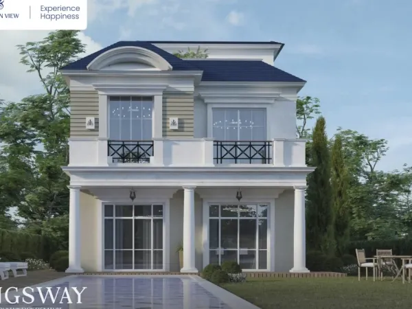 For Sale with installment A Garden Villa 135m² in KingsWay Compound