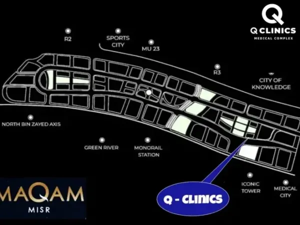 Own a store in Q Clinics Medical Complex Mall New Capital with an area of ​​90 square meters