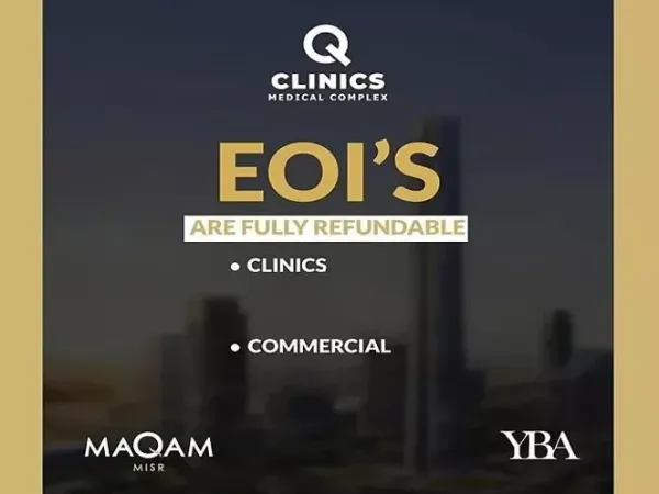 The cheapest store of 120 square meters for sale in the Q Clinics Medical Complex Mall