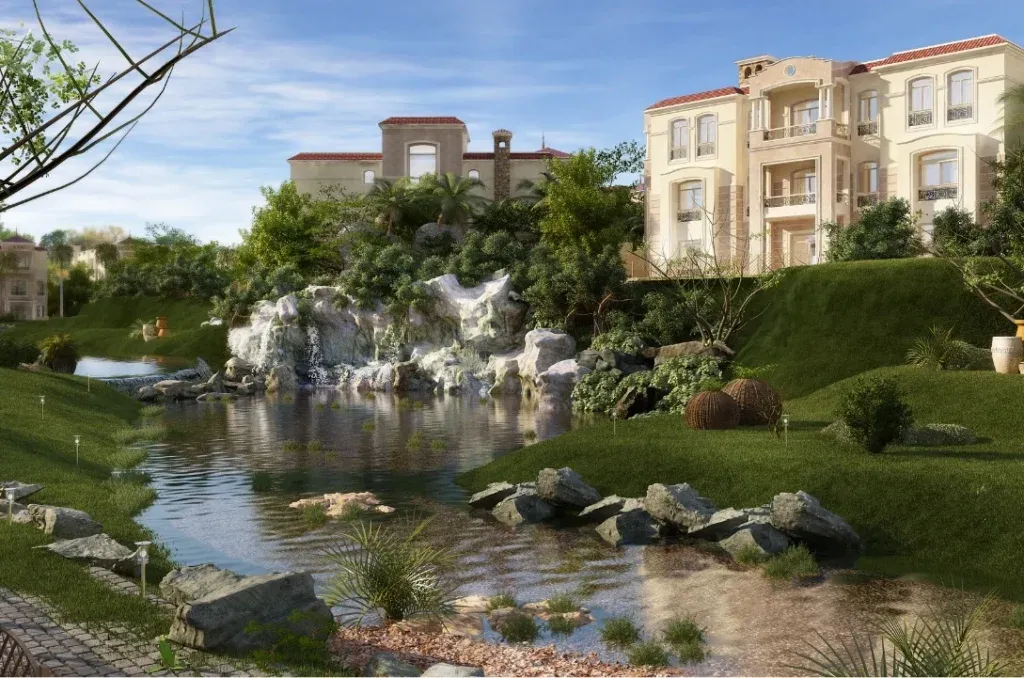 Buy a villa with an area of ​​1000 square meters in Fountain Park Compound Fifth Settlement