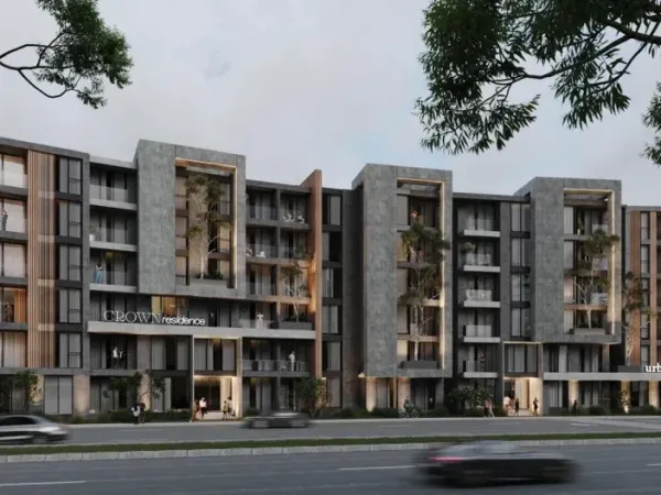 إمتلك استوديو بمشروع كراون ريزيدنس التجمع الخامس بمساحة 100 متراً