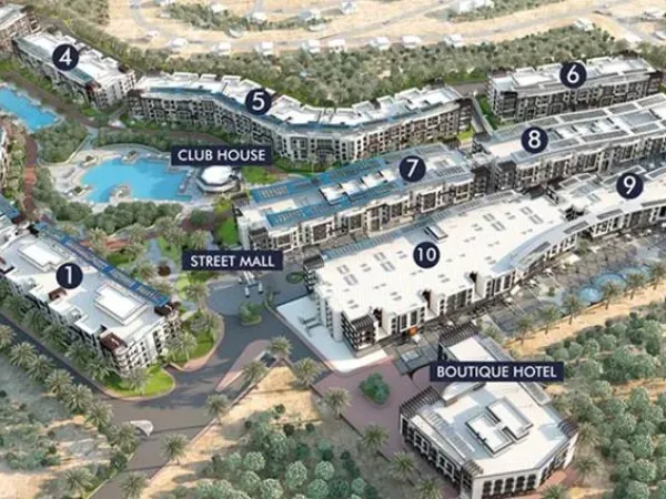 Details about a duplex in Porto Pyramids Compound with an area of ​​250 meters