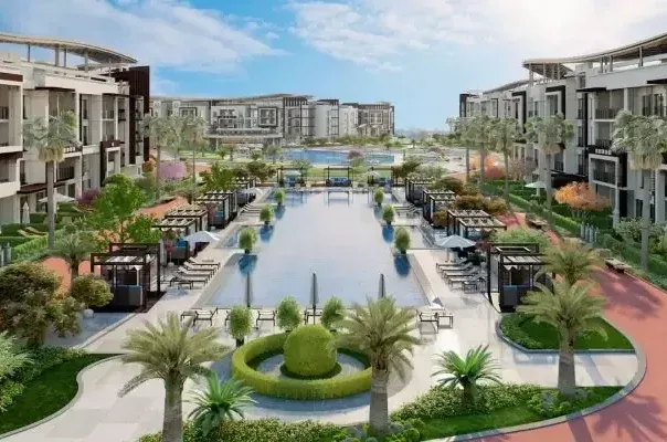 Book a duplex in Porto Pyramids Compound 6th of October 300 meters away
