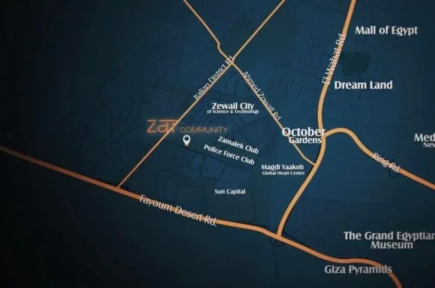 Book the best location in 6th October with a 10% deposit inside Zat Community Compound