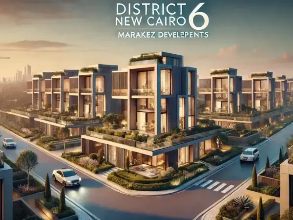 ارخص بنتهاوس 270م للبيع فى كمبوند ديستريكت 6