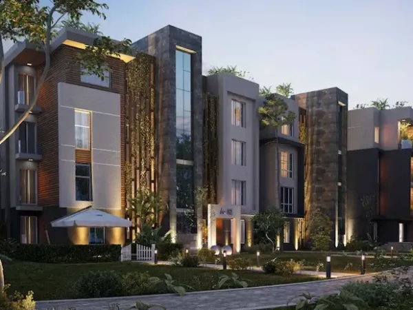 أحجز تاون هاوس بمقدم 10% في كمبوند لين وود التجمع الخامس