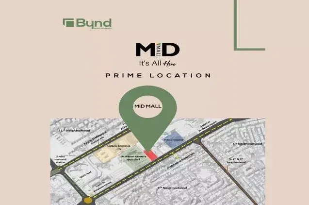 70 sqm office in October in Mid Mall