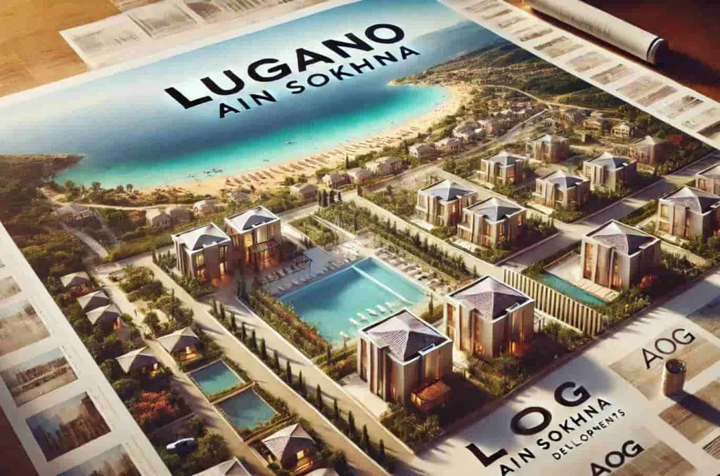 An area of ​​150 square meters a chalet for sale in the village of Lugano El Galala