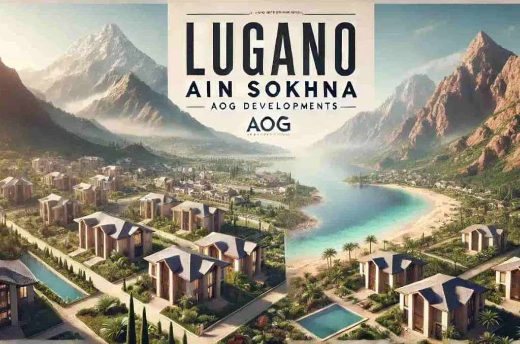 An area of ​​150 square meters a chalet for sale in the village of Lugano El Galala