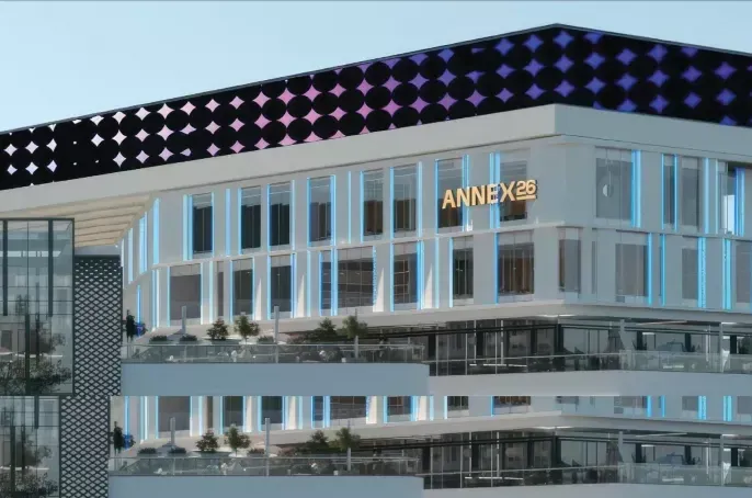 The most distinguished clinic for sale in Annex 26 Business Complex Mall with an area of ​​70 square meters