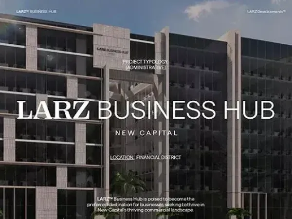 With an area of ​​50 square meters book at Larz Business Hub Mall New Capital