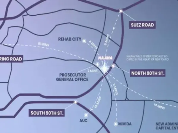 مكتب للبيع في مول نجمة بمساحة 45م