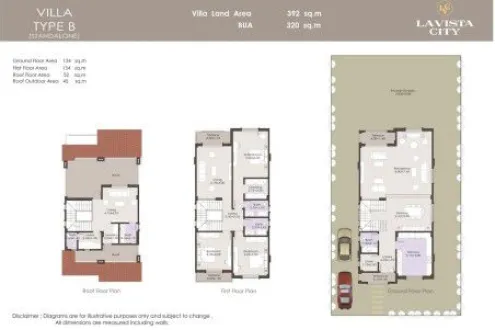 Villas For Sale in La Vista City New Capital Starting From 300 to 380 m²