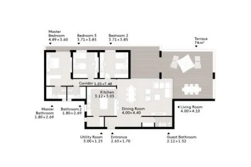 The sale price of units 200 m² in Al Burouj Compound The sale price of units 200 m² in Al Burouj Compound
