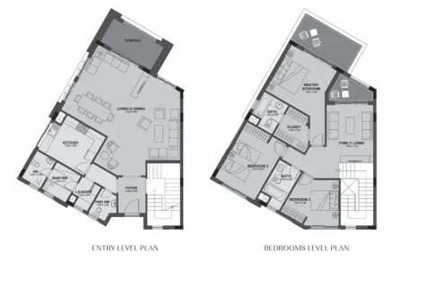 Duplex with roof with a space 414 m² in Uptown Cairo Mokattam