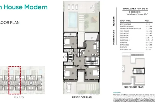 Town House for sale in Zahya New Mansoura 489 m²