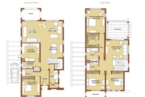 Villa for sale in Uptown Cairo with a space 305 m² from Emaar Misr