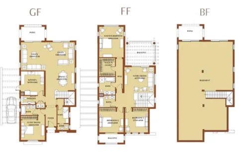 Villa with a space 472 m² in Uptown Cairo compound by Emaar Misr