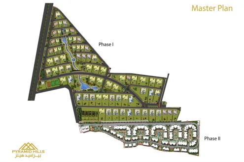 Apartments with garden in Pyramids Hills 6 October with spaces start from 184 to 194 m²
