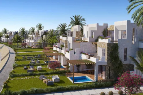 شاليه للبيع بقرية المصيف بمساحة 145 م² من شركة إم تو العقارية