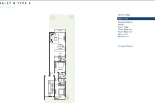Integrated chalet for sale in Jefaira with space of 214 m² in North Coast