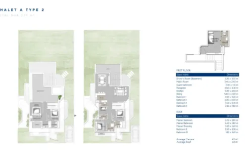 Chalet with Roof for sale in Jefaira with space of 225 m² in North Coast