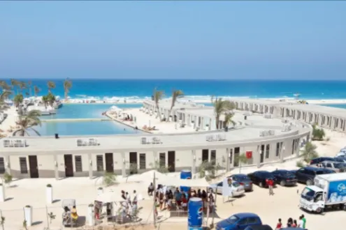 كابينة للبيع في هاسيندا باي الساحل الشمالي بمساحة تبدأ من 53~56 م²