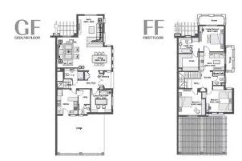 Twin House With Area 279 m² in Uptown Cairo Mokattam Compound For Sale