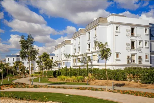 ب 6 أكتوبر إحجز تاون هاوس بكمبوند ماونتن فيو جيزة بلاتوه بمساحة 362 متر