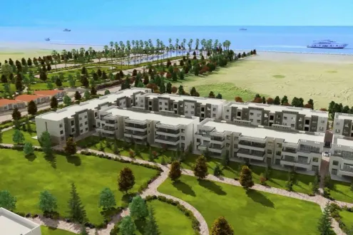 للبيع وحدة سكنية 114م بمقدم 15% فى بلومار السخنه