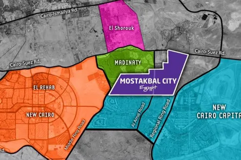 تاون هاوس للبيع في Green Square Mostakbal City بمساحة 263 متر