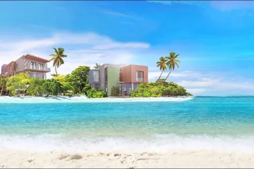 اميز شالية للبيع في Bo Islands North Coast بمساحة 173متر