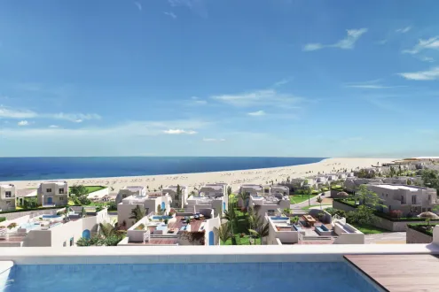 في قرية هاسيندا وايت الساحل الشمالى شاليه للبيع