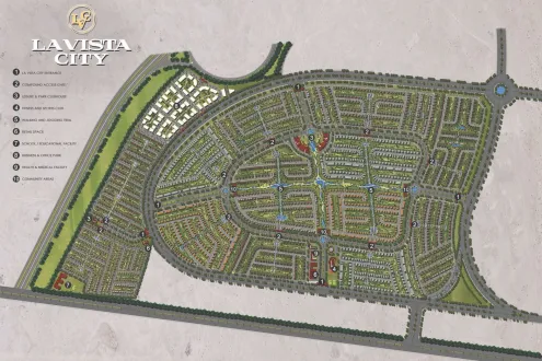 280-Meter Twin houses With 5 Bedrooms For Sale in La Vista City
