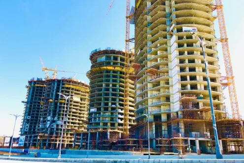 شاليهات للبيع في مشروع ابراج العلمين الجديدة 109 متراً