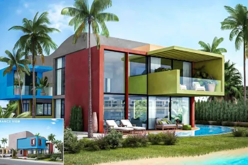 أحصل على شاليهات في bo island الساحل الشمالي بمساحة 133 متراً