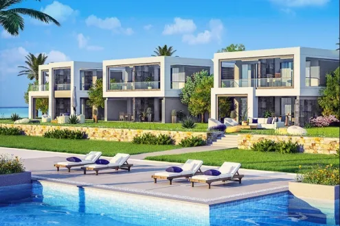 شاليهات للبيع في قرية la vista الساحل الشمالي 125 متراً